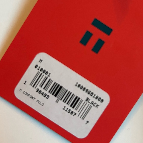 Tommy John Men’s Black Polo Shirt Medium NWT - Picture 4 of 5